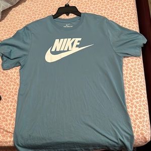 The Nike Tee- size medium baby blue